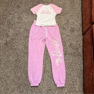 Barbie Pink and White Matching Set